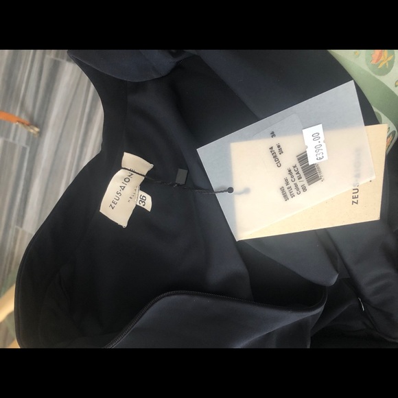 Zeus + Dione black front zipper long dress - Picture 12 of 12